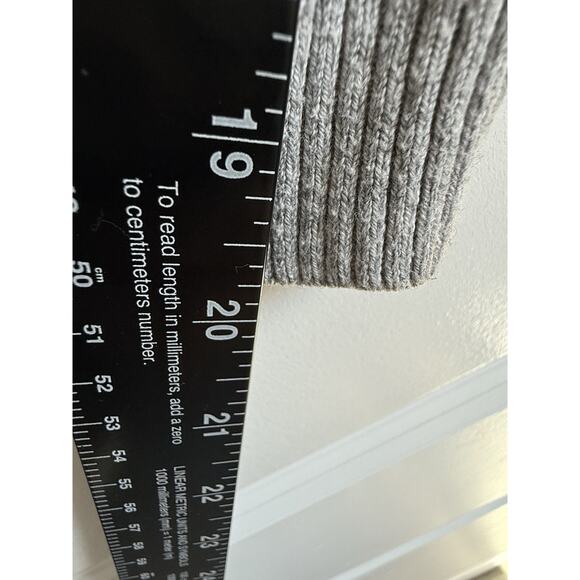 Y2K Hollister Lace Back Cardigan, Gray Button Up Sweater - Picture 9 of 9